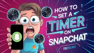 How to Set a Timer on Snapchat [upl. by Leirea965]