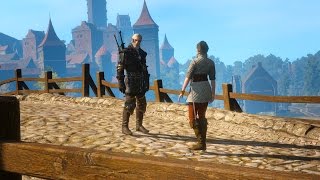 Fencing Lessons with Rosa var Attre Win and Lose Options Witcher 3  Geralt [upl. by Selwyn948]