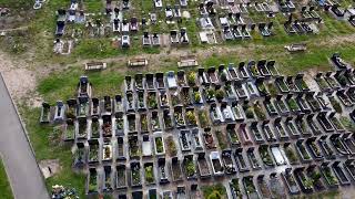 Handsworth Birmingham Cemetery Drone Footage [upl. by Busey]