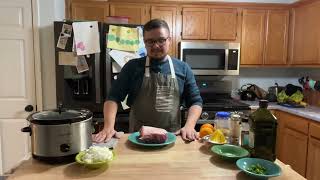 How to make PORK CARNITAS with Phil slow cooker recipe  SO easy  Dad Dinner [upl. by Calv]