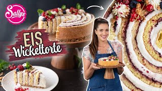 Eistorte  Wickeltorte  30 Minuten Rezept  Sallys Welt [upl. by Ayerim]