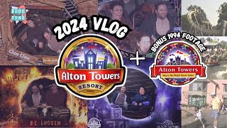 2024 Visit to Alton Towers with Bonus 1994 Footage [upl. by Reinertson]