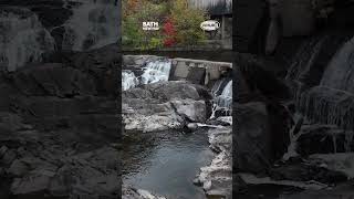 Drone video of fall foliage in White Mountains newhampshire [upl. by Anirahs]