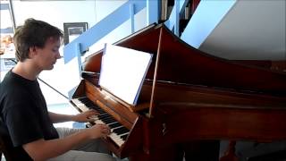 Le rappel des oiseaux played on a 1770 Baker Harris spinet [upl. by Tolley713]