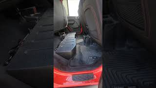 JeeP Gladiator Stinger TXJTD8 under seat subwoofer enclosure Alleycat Electronics Effingham [upl. by Fox436]