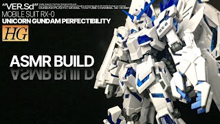 HGUC 1144 Gundam Unicorn Perfectibility ASMR Buikd [upl. by Colin]