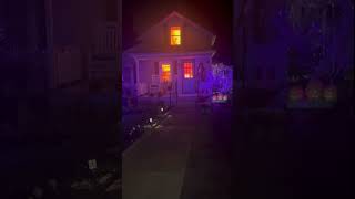 Halloween house fire decorations cause fire crews to show up in New York [upl. by Avad925]