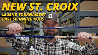 St Croixs NEW Legend Tournament Bass Spinning Rods [upl. by Hanus828]