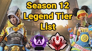 Ranked Arenas Legend Tier List Season 12 Apex Legends [upl. by Eleanor984]