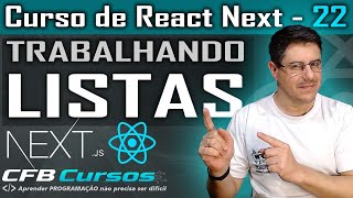 Trabalhando com Lista em React Next Typescript  Aula 22  Curso de React Next Typescript [upl. by Elbys]