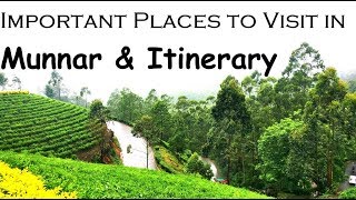 quotMunnarquot  Places to Visit in Munnar  Munnar Tourist Places  Itinerary [upl. by Cowie]