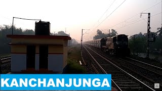 KANCHANJUNGALEGENDARY  CAUTIONED FOR EMU  IN SERVICE WITH NEW NUMBER  WDM3A BWN [upl. by Auhoj]