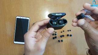 Bluedio Telf mini Air pod Bluetooth 50 Sports True Wireless Earphone  UNBOXING amp REVIEW  हिन्दी [upl. by Eatnahc]