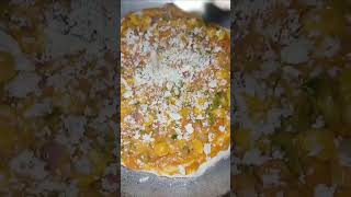 Pizza foodies food indianfood cooking vegpizzaathome [upl. by Hagile413]