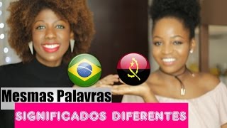 BRASIL Vs ANGOLA Diferenças no português ft Samara Indi [upl. by Rukna348]