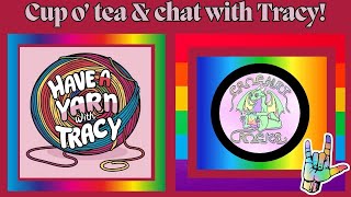 🧶 Have a Yarn With Tracy at Crochet Rocks 🧶 vlog ☕🥤 [upl. by Nosnhoj]