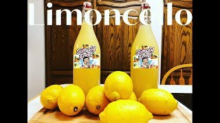 Epic 100 Proof Limoncello Recipe Super Easy [upl. by Raclima]