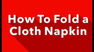 2 Cute Ways to Fold Cloth Napkins For Christmas Dinner [upl. by Berns]