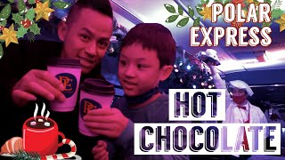 Polar Express Real Train Ride Hot Chocolate Song ❤️ [upl. by Jerrold]