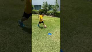 HOW TO IMPROVE SOCCER SKILLS FOR KIDS shorts football nike [upl. by Acnairb]