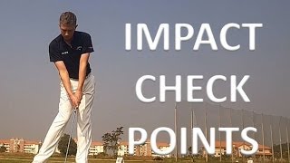 Golf Impact Position Check Points [upl. by Klehm]