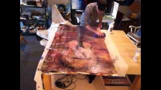 How to Quickly Varnish Your Large Acrylic Painting [upl. by Mario]