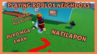 FIRST TIME PLAYING ROBLOX NEIGHBORS  Neighbors 🔊 [upl. by Amlas]