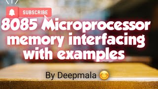 Memory interfacing with examples interfacing 2Kbyte RAM amp ROM with 8085 microprocessor [upl. by Ernestine]