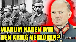 Ursachen für die deutsche Niederlage im Krieg  Die Meinung von Heinz Guderian  Dokumentation [upl. by Nogam]