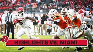 Pinstripe Bowl Rutgers vs Miami  Highlights  Big Ten Football  Dec 28 2023 [upl. by Sahcnip]