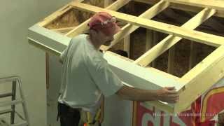 How To Build A Shed  Part 4 Installing Sheet Metal Roof [upl. by Aikim498]