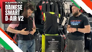 Osiem razy bezpieczniejsza niż protektor na plecy Jak to możliwe  Dainese Smart DAir V2 [upl. by Annaerda]