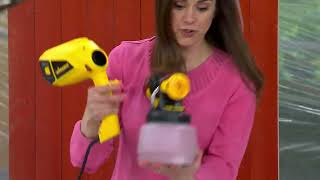 Wagner 1Speed FLEXiO Paint Sprayer with iSpray Accessories on QVC [upl. by Nameerf]