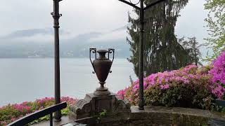 A morning walk in the garden of Villa Carlotta Lake Como April 23 2022 [upl. by Iinde76]