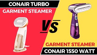 Conair Turbo Extreme vs Conair 1550 Watt Garment Steamer  Which is Best [upl. by Pudendas]