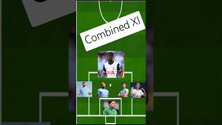 Man City vs Tottenham combined XI football mancity tottenham eleven premierleague [upl. by Conners813]