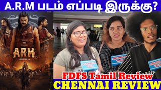 ARM Movie Review  ARM Public Review  ARM Tamil Review  ARM Fdfs Review [upl. by Theodora]