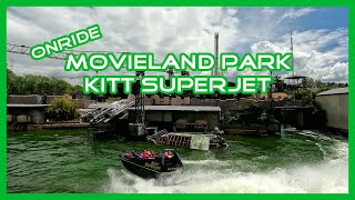 Kitt SuperJet im Movieland Park Gardasee Jetboote 2x 600 PS Onride POV [upl. by Haleeuqa]