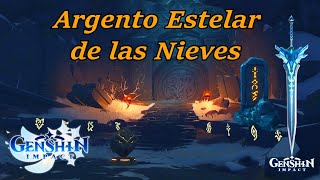 Genshin Impact Gameplay  Argento Estelar de las Nieves y Las 8 Estelas de Piedra en Español ⚔ [upl. by Renae648]