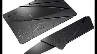 IAIN SINCLAIR CREDIT CARD THIN CARDSHARP FOLDING KNIFEнож кредитка [upl. by Mccready]