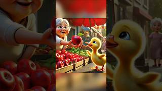 ये लो🍎एप्पल खा लो🐥😰cute duck🐥😆funnyshortsvideotge mannat facts🐥🤩 [upl. by Barrus]