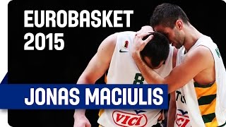 Jonas Maciulis 34 points v Georgia  EuroBasket 2015 [upl. by Ethel668]