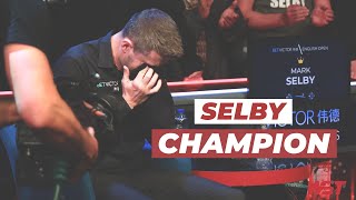 The Emotional Moment Mark Selby Became Champion  2022 BetVictor English Open [upl. by Notnelc]