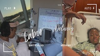 LABOR amp DELIVERY VLOG INDUCED AT 39 WEEKS REAL  RAW [upl. by Tyoh]