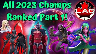 All 2023 Champions Ranked Best To Worst Part 1 Spots 13th24th  Marvel Contest of Champions [upl. by Sternberg]