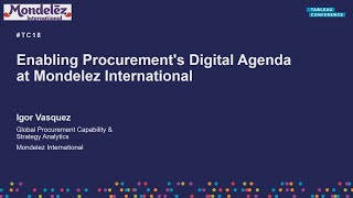 Enabling Procurements Digital Agenda at Mondelez International [upl. by Ramyar]