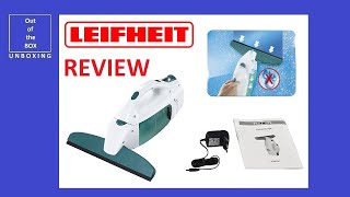 REVIEW Leifheit Window Vacuum Cleaner StreakFree Drying [upl. by Anotal184]