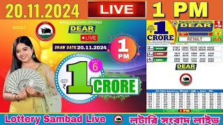 Nagaland State Lottery Dear Pelican Evening Tuesday Weekly Result LIVE 191124 8PM Lottery Sambad [upl. by Ackley190]