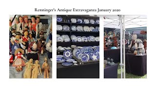 Renningers Mt Dora FL January 2020 Antique Extravaganza [upl. by Etnoid197]