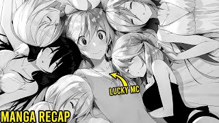 Isekaid Boy of SSS rank raised level 999 to create a huge harem of elven women Manga recap [upl. by Dibbell]